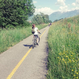 cycling paths Valtellina